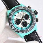 New Arrival Copy Rolex DiW Daytona Celeste Blue Quartz Fibre Watches Automatic